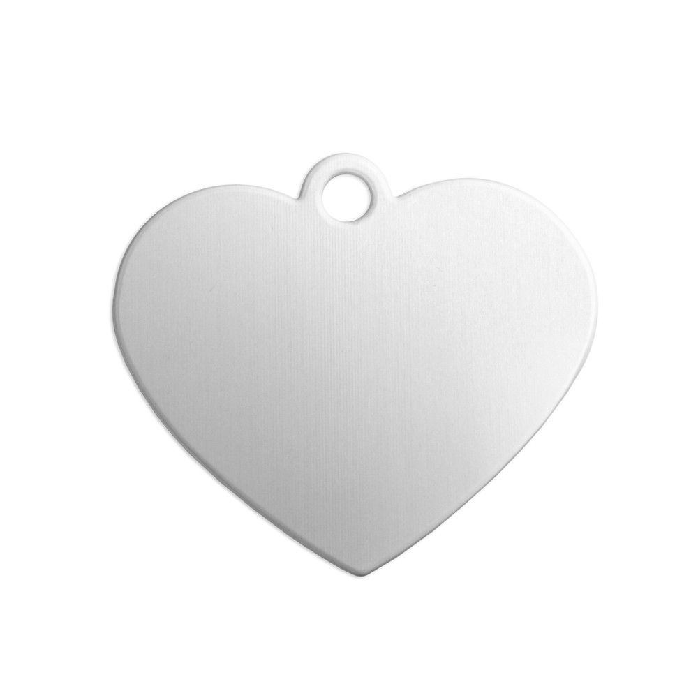 ImpressArt - Hjärta med Ring, 2" - Premium Stamping Blanks Alkeme, 18g 2 st ImpressArt