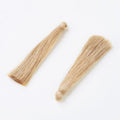 Hänge tassel polyester - Moccasin 65mm 1 styck Hilmas Pyssel