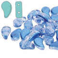 Paisley Duo - Slushy Blue Raspberry 8x5mm, 10gram Hilmas Pyssel