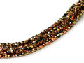 Tjeckiska Firepolish - Jet California Gold Rush 3mm, 50-pack Hilmas Pyssel