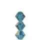 Tjeckiska MC Bicone - Aqua AB, 3 mm - 1 sträng Preciosa