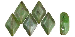 Matubo Gemduo - Matte Opaque Turquoise Rembrandt 8x5mm Matubo