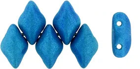 Matubo Gemduo - Metalust Matte Turquoise 8x5mm Matubo
