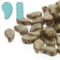 Paisley Duo - Chalk Lazure Green 8x5mm 10 gram Hilmas Pyssel