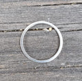 Cirkel Silverfärgad - 15mm 1 styck Grekisk Metall
