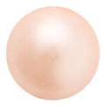 Preciosa Pearl Round - Maxima Peach 8 mm, 1 sträng Preciosa