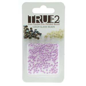 Tjeckiska Firepolish - Pastel LT Rose, True2 mm, 2 gram Hilmas Pyssel