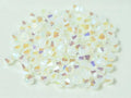 Tjeckiska Bicone - White Opal 2x AB, 4 mm, 24-pack Preciosa