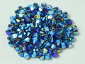 Tjeckiska Bicone - Deep Tanzanite 2x AB, 4 mm, 24-pack Preciosa