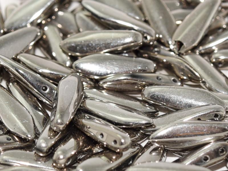 2-Hole Dagger - Crystal Argentic Full 5x16mm, 10-pack Hilmas Pyssel