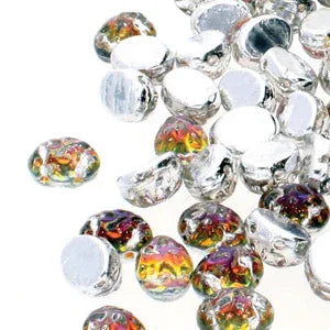 Baroque Cabochon - Backlit Vapor Oval 8x6mm 2-håls 10-pack Hilmas Pyssel