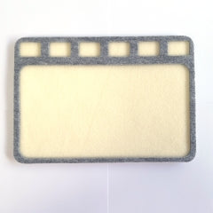 Pärlmatta - Med fördjupningar 27,9 x 20,5 cm, 1 styck Beadsmith