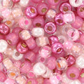 Miyuki Seed Beads - Pink Party Mix 6/0, 10 gram Miyuki