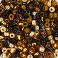 Miyuki Seed beads - Vintage Brown Mix 8/0, 10 gram Miyuki