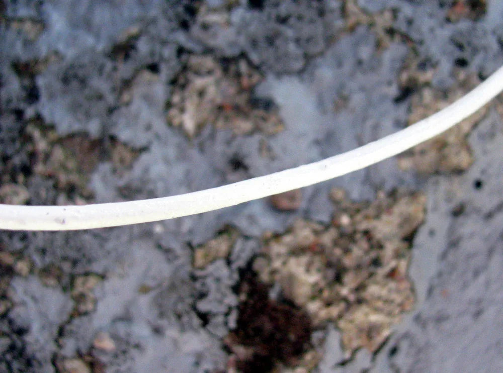Grekiskt Läderband 2 mm - Vit, 5m Beadsmith