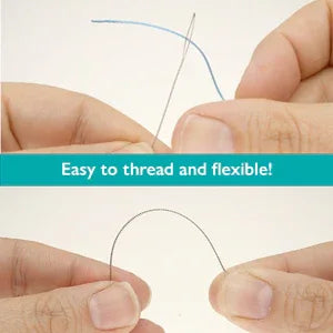 Pärlnålar Basic Elements - Collapsible Eye Needle Heavy, Lång 4-pack Beadsmith