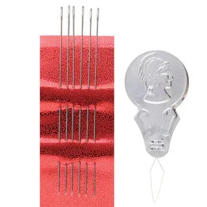 Pärlnålar Basic Elements - Nr 12, 6-pack Beadsmith