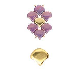 Cymbal Element - Pigi 24K Gold plated 2-pack Beadsmith