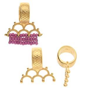 Cymbal Element - Kales 24K Gold plated 1 styck Beadsmith