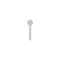 ImpressArt Medaljongring Blanks, 1/4" x 2 3/4" med 3/4" Cirkel - 10 st ImpressArt