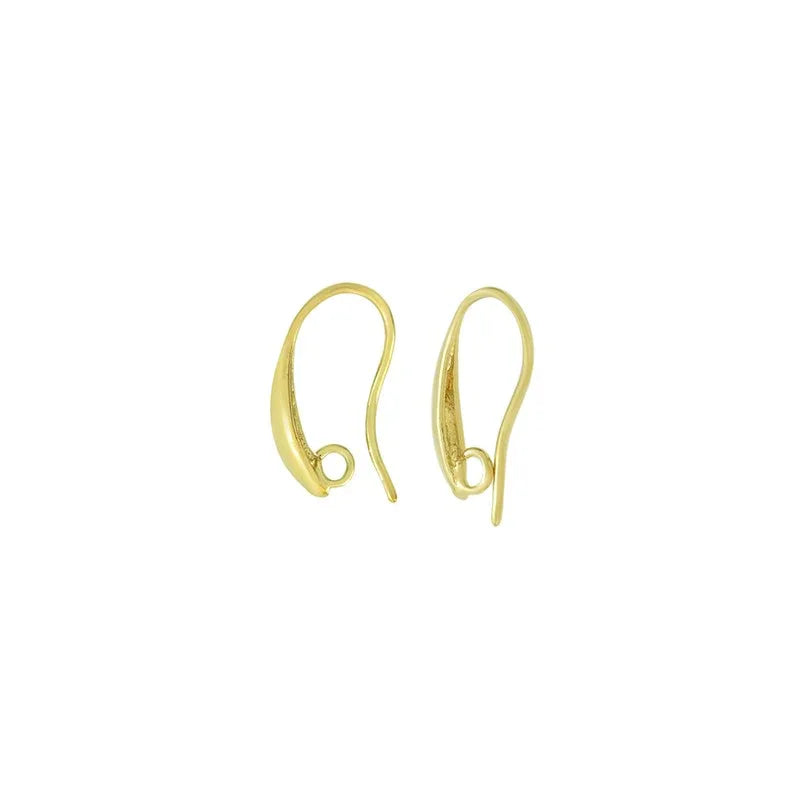 Örkrok Guldfärgad - Med ögla och bredare nedkant 2 stycken Grekisk Metall