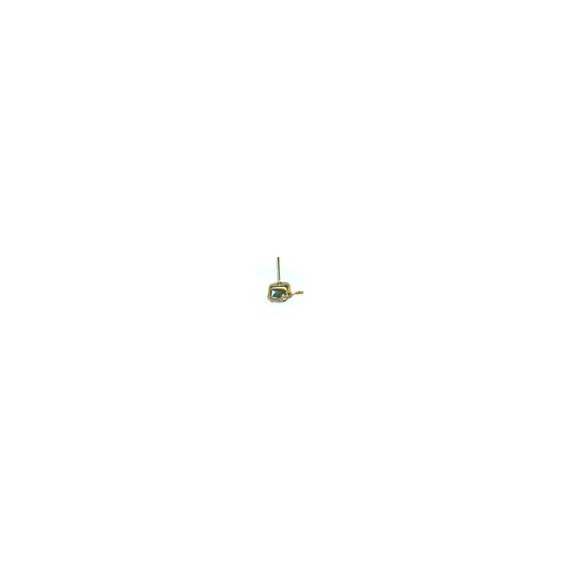 Örstickare Guldfärgad - med Zircon Sten 6mm, 2-pack Grekisk Metall