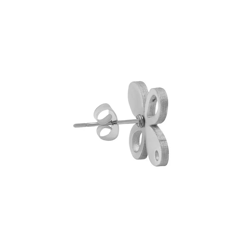 Örstickare Rostfrittstål - Blomma 9x10,5mm, 2-pack Grekisk Metall