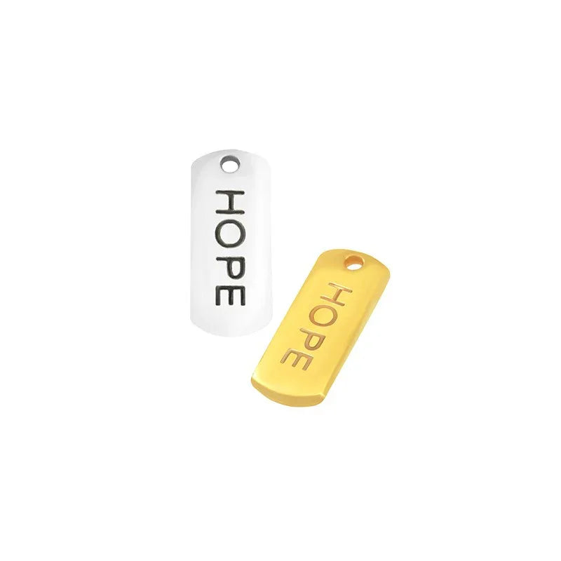 Berlock Silverpläterad - Hope 1 styck Grekisk Metall