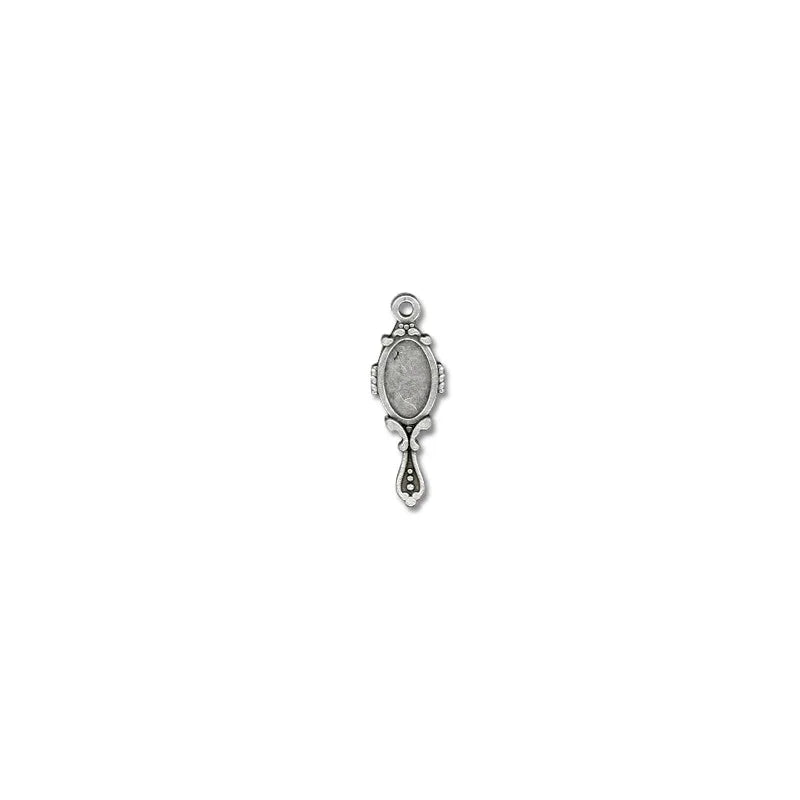Berlock Silverpläterad - Spegel 1 Styck Grekisk Metall