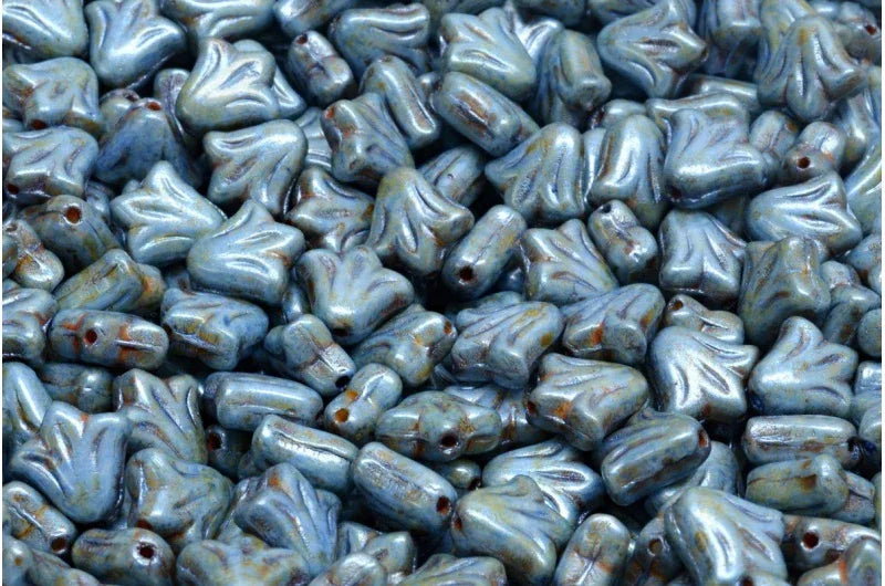 Lily Flower Bead - Sage 9mm, 20-pack Hilmas Pyssel