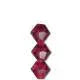 Tjeckiska MC Bicone - Fuchsia, 3 mm 1 sträng Preciosa