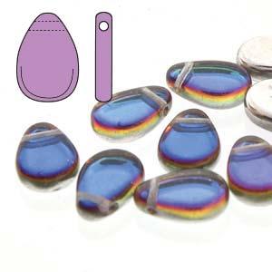 Teardrop - Backlit Petroleum 9x11mm 1 sträng Hilmas Pyssel