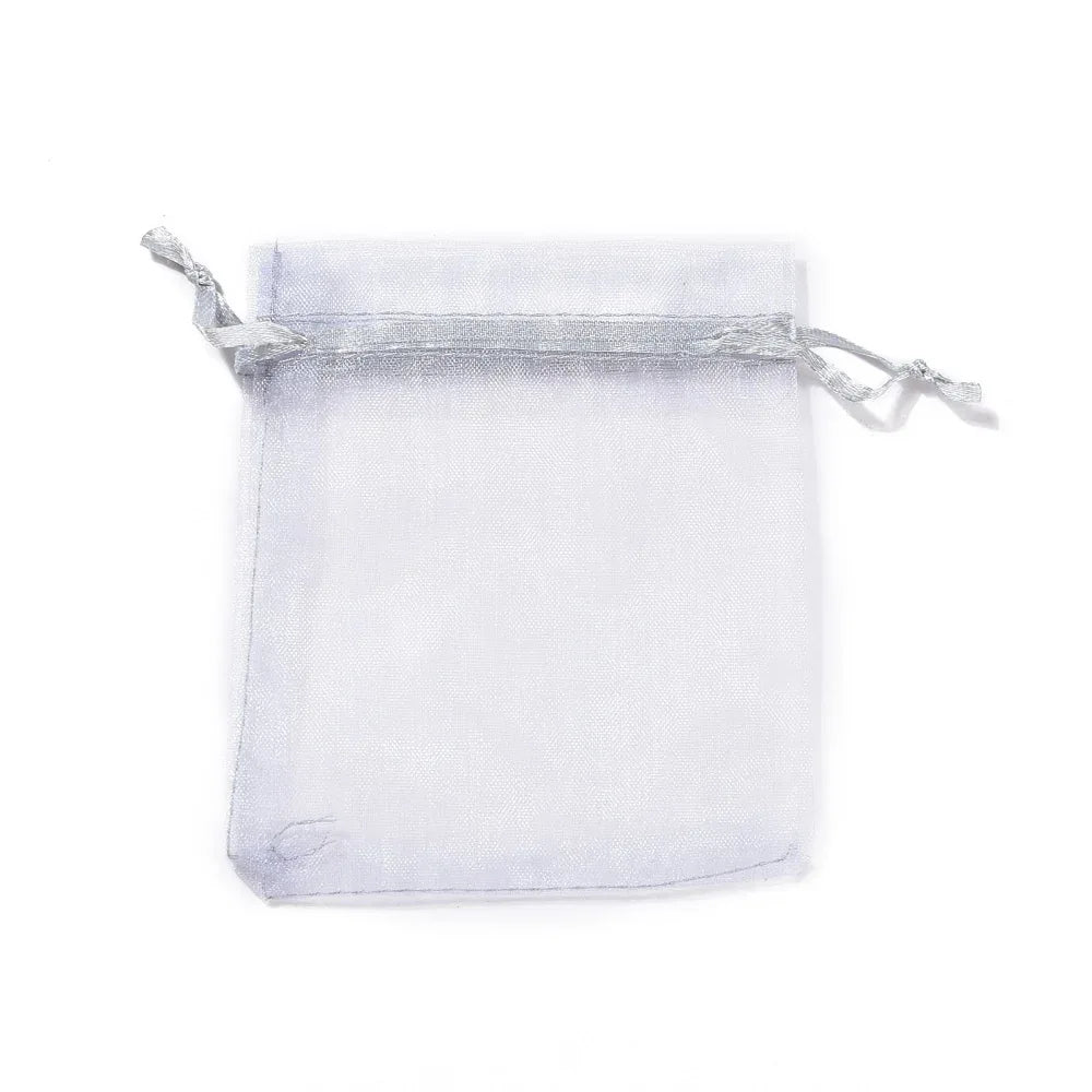 Organsapåse - Grå, 9x13 cm 10 stycken Hilmas Pyssel