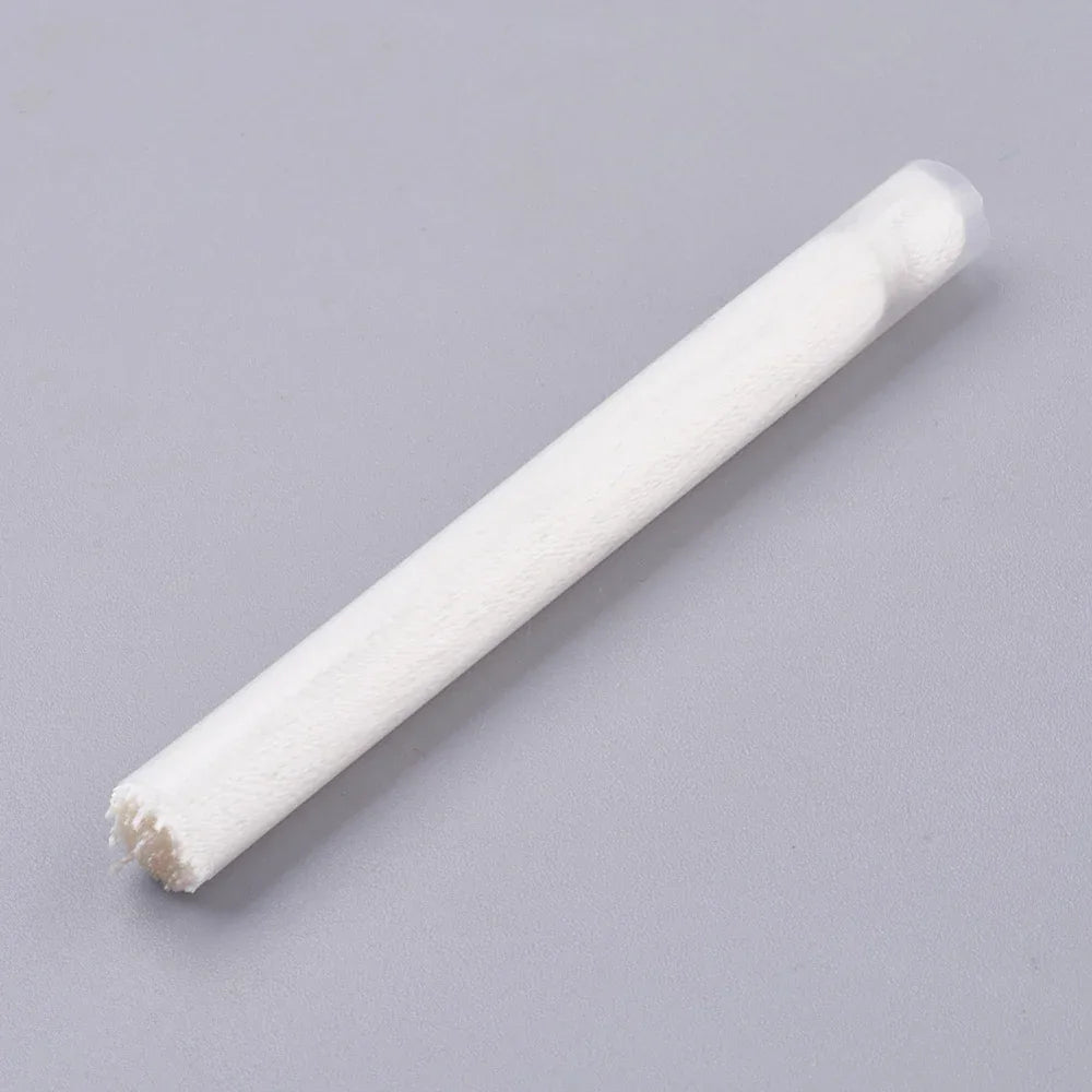 Hänge tassel polyester - Vit 65mm 1 styck Hilmas Pyssel