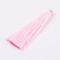 Hänge tassel polyester - Ljusrosa 65mm 1 styck Hilmas Pyssel