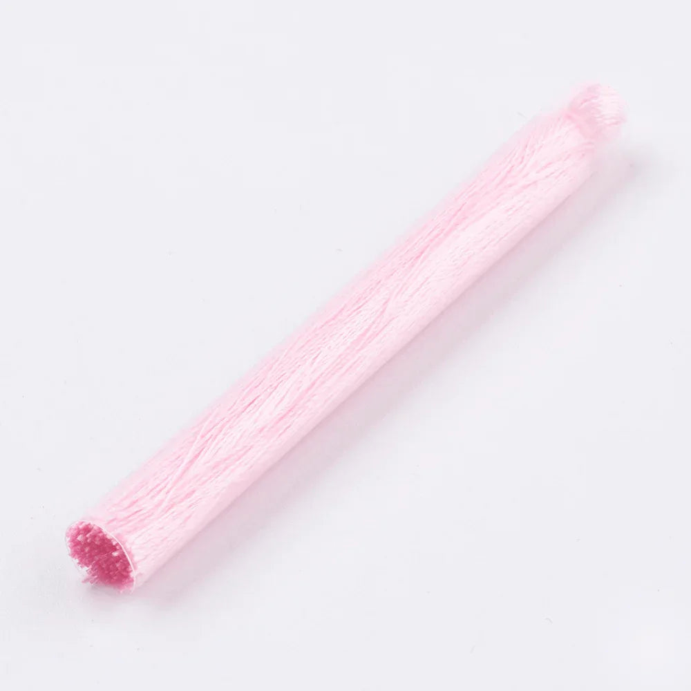 Hänge tassel polyester - Ljusrosa 65mm 1 styck Hilmas Pyssel