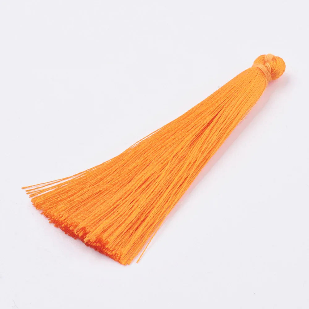 Hänge tassel polyester - Orange 65-74mm 1 styck Hilmas Pyssel