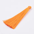Hänge tassel polyester - Orange 65-74mm 1 styck Hilmas Pyssel