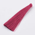 Hänge Tassel Polyester - Mörkröd 65mm 1 styck Hilmas Pyssel