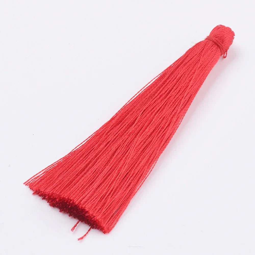 Hänge Tassel Polyester - Röd 65mm 1 styck Hilmas Pyssel