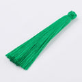 Hänge tassel polyester - Grön 65mm 1 styck Hilmas Pyssel