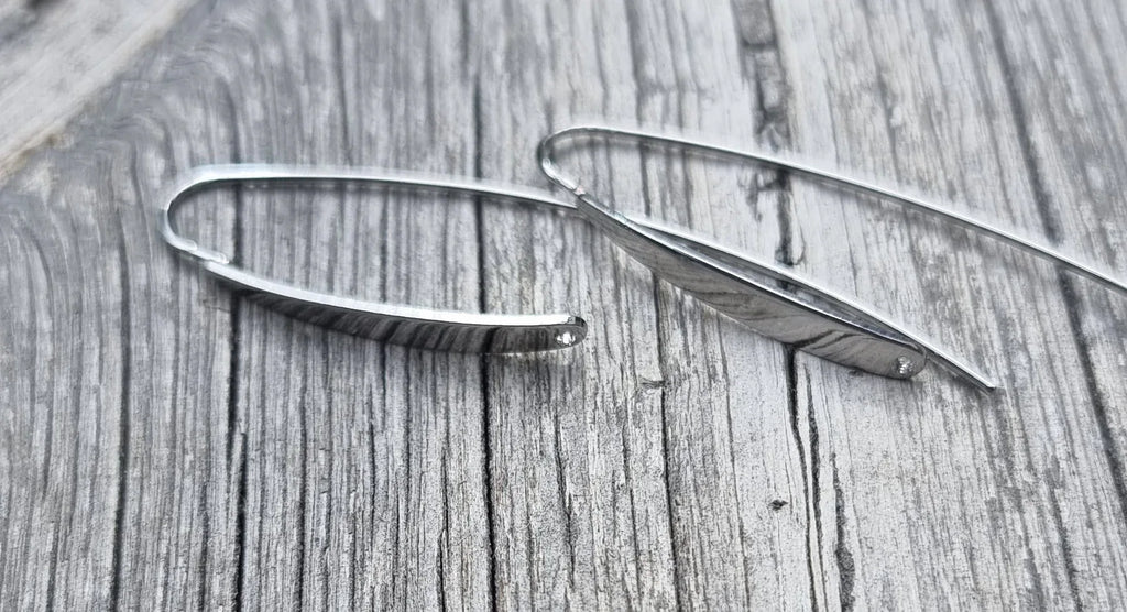 Örkrok Silverfärgad - Lång rak modell 2-pack Grekisk Metall