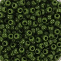 Miyuki Seed Beads - Opaque Avocado 8/0, 10 gram Miyuki