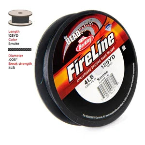 FireLine - Smoke 4 LB, 125 YD Beadsmith