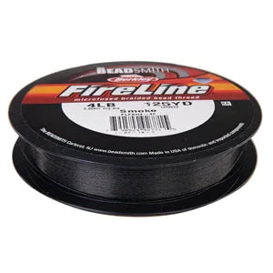 FireLine - Smoke 4 LB, 125 YD Beadsmith