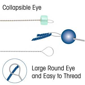 Pärlnålar Basic Elements - Flexibla Twisted Wire Medium 0,30mm 50-pack Beadsmith