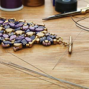 Pärlnålar Basic Elements - Flexibla Twisted Wire Medium 0,30mm 50-pack Beadsmith