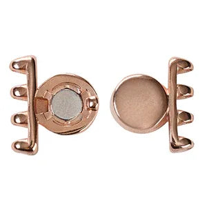 Cymbal Element - Ateni IV Rose Gold Plated Lås 1 Styck Beadsmith