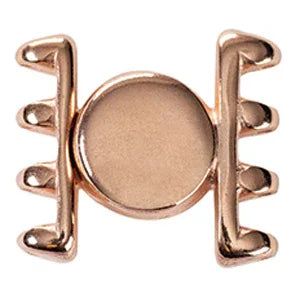 Cymbal Element - Ateni IV Rose Gold Plated Lås 1 Styck Beadsmith
