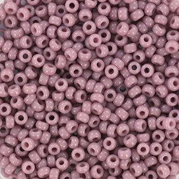 Miyuki Seed Beads - Opaque Mauve 11/0, 10 gram Miyuki